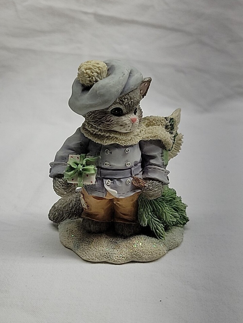 Enesco Calico Kitten Oh Tannenbaum 1995 Figurine